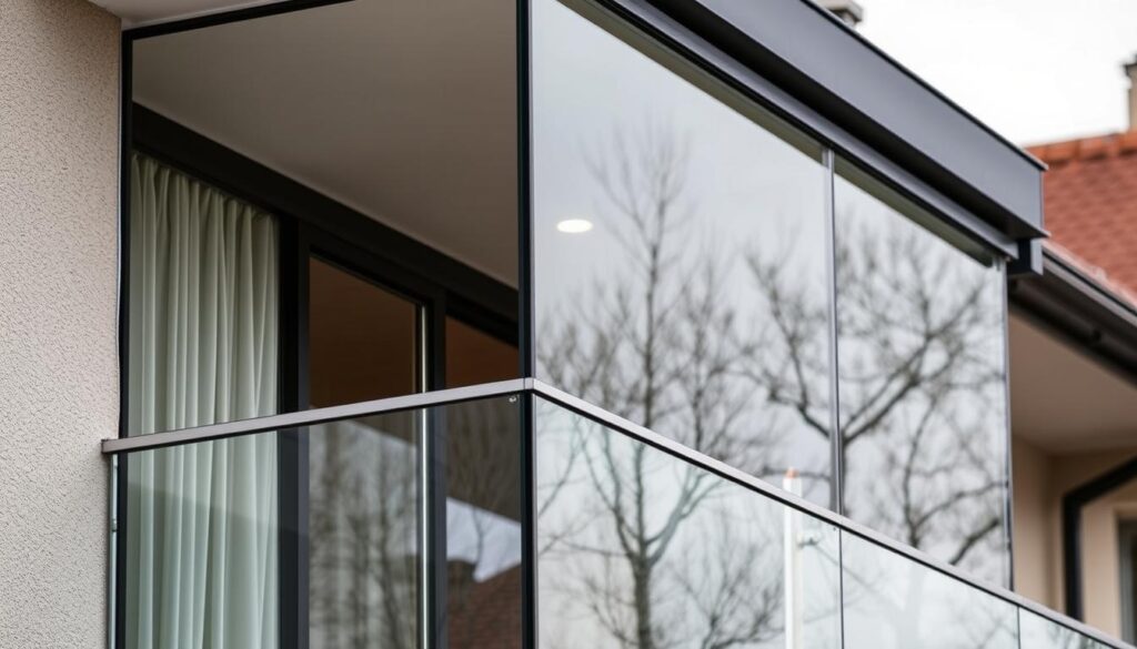 Balkonverkleidung Glas