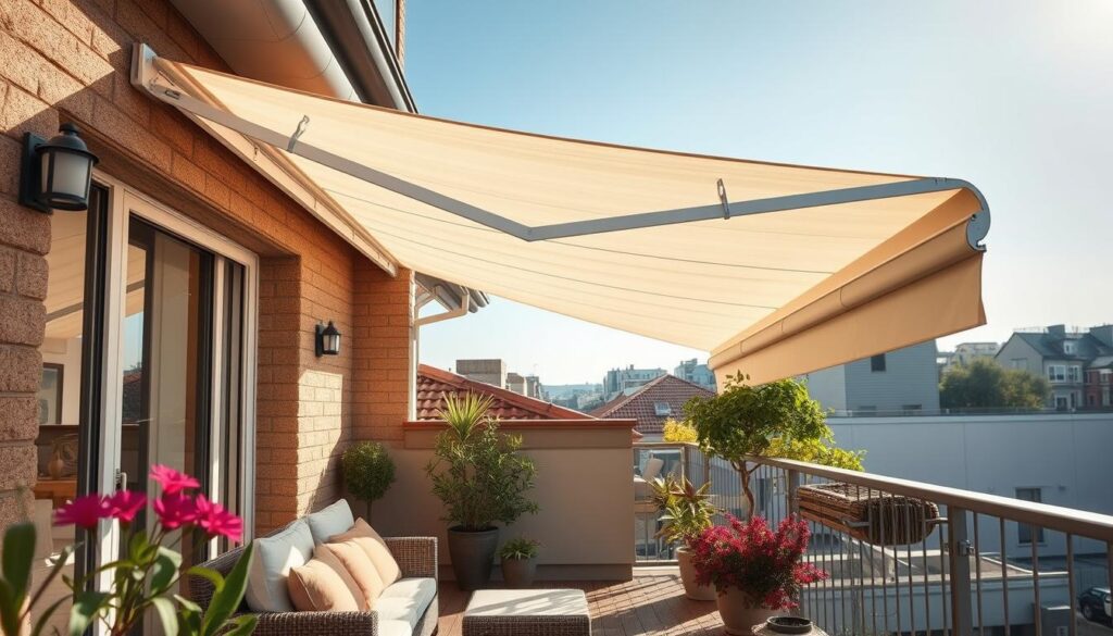 Seitenmarkise Balkon