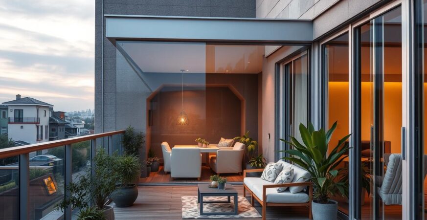 Wie kann ich meinen Balkon winddicht machen?