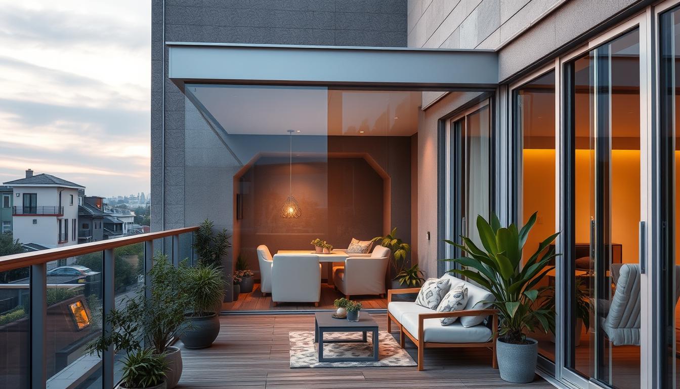 Wie kann ich meinen Balkon winddicht machen?