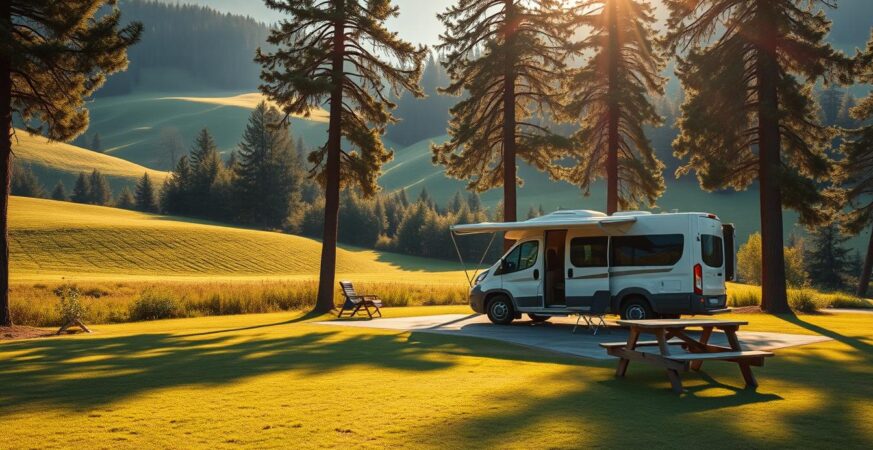 Wo darf man auf dem Campingplatz wohnen?