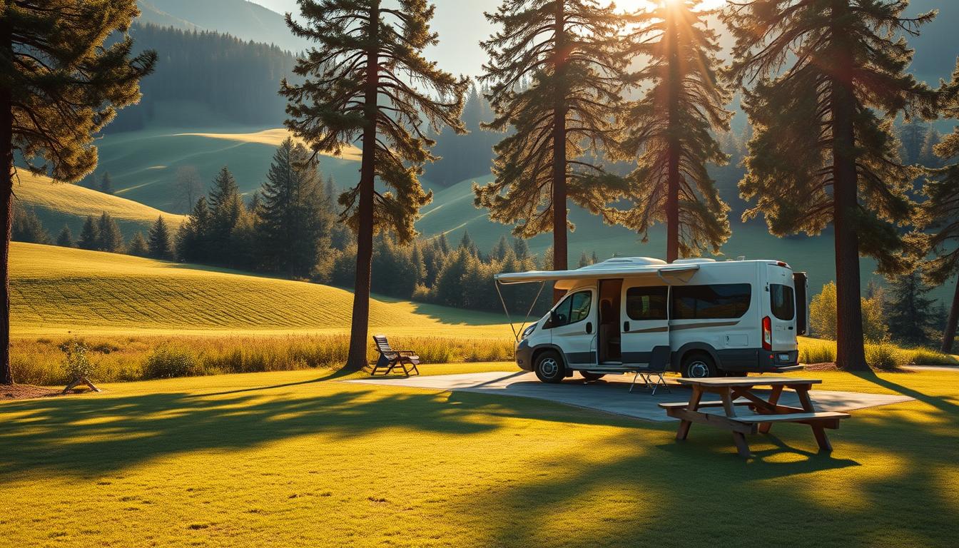 Wo darf man auf dem Campingplatz wohnen?