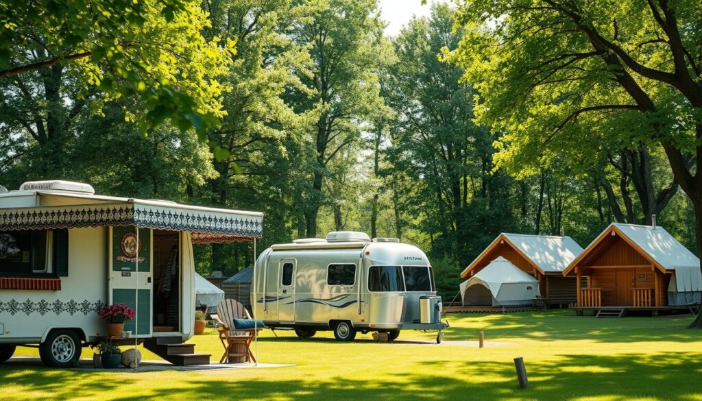 regionale Unterschiede Campingplatz
